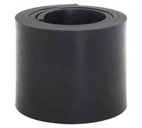 Snow Plow Rubber Edge Black 180x15x1cm SBR Double Mesh Durable Quiet Blade Strip