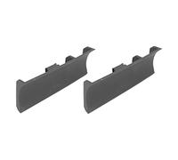 Snow Plow Shoe Accessories Stylish Durable Winter Shoe Attachments for Outdoor Snow Shoveling 2PCS PLA Material Shoe Charms 15x5.8cm (Grey)