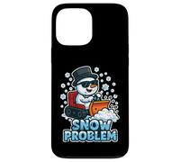 Snow Problem Snow Plow Snowman Case for iPhone 13 Pro Max