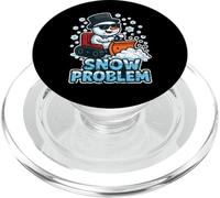 Snow Problem Snow Plow Snowman PopSockets PopGrip for MagSafe