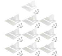 Snow Retention System for Metal Roofs - Heavy Duty Snow Guard Kit with Mounting Hardware - PC Rubber Frost Guard Prevents Avalanches 10pcs(Transparent)