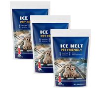 Snow Salt Ice Melt Pet Friendly, Pet Safe Ice Melt Safe for Concrete, Salt For Ice and Snow Removal, Snow & Ice Melters, Effectively Melt Ice and Snow for Driveway Sidewalk Concrete Road Garden (3PCS)