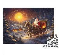 Snow Scene Jigsaw Puzzles for Adults Fun 1000 Piece Winter Themes Home Decoration Education Game Toy Intellectual Game Stress Relief Toy Challenge Educational (1000pcs (75x50cm))