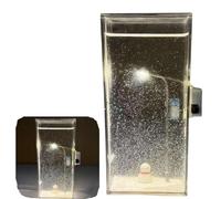 Snow Scenery Street Lamp, Handmade DIY Snow Scenery Night Light, Snow Lamp,DIY Quicksand Snow Scene Night, Christmas Decorations Indoor Christmas Lights(Snowman)