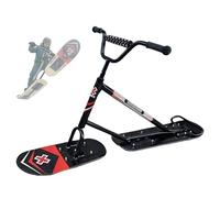 Snow Scooter, All-Terrain Dual Ski Design, Backcountry Exploration and Off-trail Adventures, for Snow Parks and Groomed Trails, Reinforced Aluminum Alloy Frame Metal