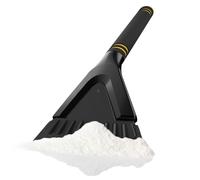 Snow Scraper for Windscreen, Ice Scraper for Car, Ergonomic Anti-Slip Windshield Scraper, Portable Car Shovel for Winter Snow Clearing with Foam Handle