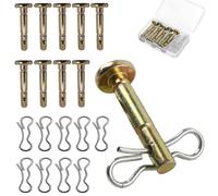 Snow Shear Pins and Cotter Pins, Stainless Steel Replacement | Protects Gear Box, Easy Installation for Winter Repairs, Portable Part for Garage Workshop Use