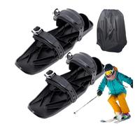 Snow Shoes for Men, Snow Skate, Compact Ski Accessories, Multifunctional, Adjustable Ski Tools, Lightweight, Non-Slip Snow Feet for Men, Women, Teenagers and Children