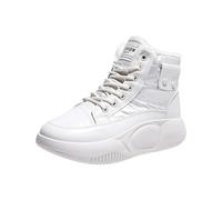 Snow Shoes for Women British Style Boots Women Comfortable Classic Water Resistant Shoes Boot Fashion Casual Sneakers Breathable Flat Casual Winter Padded Warm Boot Womens Tall Winter Booties Beige