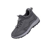 Snow Shoes for Women Winter Warm Fur Lined Boots Wide Fit Slip On Short Booties Comfortable Sports Shoes Anti Slip Waterproof Sneakers Outdoor Walking Boots for Hiking Camping Climbing Running Grey
