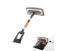 Snow Shovel Car, Aluminum Alloy Auto Tool, Windshield Ice Scraper with Extendable Build, Winter Cleaning Accessory with Ergonomic Handle, Vehicle Window Frost Remover, Equipment for Truck