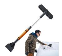 Snow Shovel for Car - Ice Scraper for Truck in Winter, Snow Shovel for Vehicles | Multifunctional Windshield Snow Plow Brush, Snow Plow Shovel