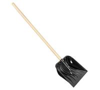 Snow Shovel Heavy Duty Sturdy Plastic Head with Wooden Handle