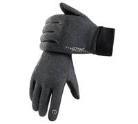 Snow Ski Gloves - Men's Cycling Gloves, Thermal Running Gloves with Touch Screen Windproof | Reflective Warm Writing Gloves for Running and Walking