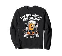 Snow Skiing Craft Beer Drinking Breweries Calling I Must Go Sweatshirt