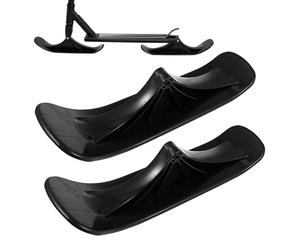 Snow Skiing Kit - Portable Snowboard Scooter Sled, Reliable and Durable Materials, Stable Control Accessory Cold Resistant Safe Mounting | Horse Riding PE