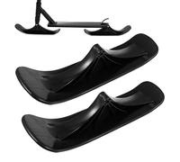 Snow Skiing Scooter Sled - Kids Skiing & Snowboard Scooter Sled 38x11cm, Black, Two Wheel Sled Accessories | Libr Outdoor Skateboard Replacement Parts