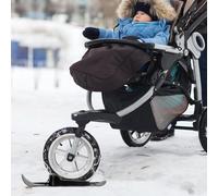 Snow Skis Set, Portable Balance Bike Into Sled, Safe Part Attachment, Snow Bike Balanced Sled Ski Sleds For Snowfields Resorts Skateboard Sports Outdoor Bikes