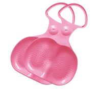 Snow Sled Board, Plastic Snow Slider, Bum Seat Sledge for Kids and Adults, Lightweight Snowboard Sled, 2 Pack, Winter Outdoor Play Sleigh, Sand Downhill Skiing Board, Toboggan Sledges (Pink)