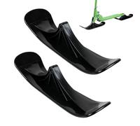 Snow Sled Conversion Kit | 1 Pair Lightweight Ergonomic Winter Sports Sledge | Snow Sledge Board Set for Scooter,for Grass Uneven Gravel Roads Park Beach Outdoor Adventure