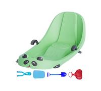 Snow Sled | Ergonomic Family-Friendly | Toboggan Snow Sled Built-in Brake | for Boys Girls Preschoolers Snowy Hills Park Backyard Playground