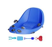 Snow Sled,Family-Friendly Winter Sport,Toboggan Snow Sled Built-in Brake - for Snowy Hills Park Backyard Playground Boys Girls Children Preschoolers