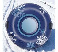Snow Sled for Kids,43.3inches Inflatable Float Cold-Resistant,Heavy Duty Snow Toys - for Winter Outdoor Adventure Camp Picnic Travel Explore Race
