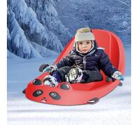 Snow Sled for Kids,Winter Sport with Backrest,Toddler Sled with Built-in Brake - for Snowy Hills Park Backyard Playground Boys Girls Children Preschoolers