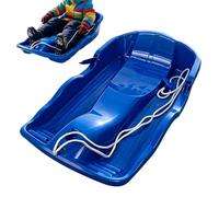 Snow Sled for Kids with Pull Rope Thick Grass Ground Playing Seat