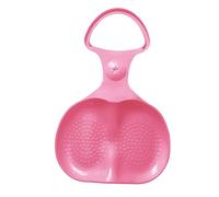 Snow Sled Large Plastic Butt Slider Sledge for Kids, Skiing Board with Handle Portable Winter Skiing Boards for Snow Grass Sand Saucer Sled Luge for Boys Girls (2, Rose pink)