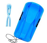 Snow Sled - Lightweight High Speed Slides for Winter Fun | Flexible Polyethylene with Reinforced Pull Rope, Aerodynamic Racing Board, Cold-Resistant Sledge for Kids, Men, Women and Boys