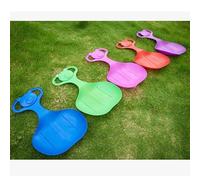 Snow Sled Skiing Board Heavy Duty Large Snow Luge for Boys Girls Kids Adults Red