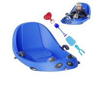 Snow Sled | Winter Sport with Backrest - Sled with Built-in Brake,for Cold Weather Snowy Hills Park Backyard Playground Children