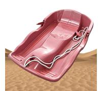 Snow Sled with Pull Rope Thick Grass Ground Playing Seat
