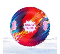 Snow Sledge - 33.5 Inch Cold Resistant Sling Toy | With Handles Inflatable Snow Tubes For Sleds Heavy Duty | Winter Activities For The Whole Family, Boys, Girls, Skiing Fun And More