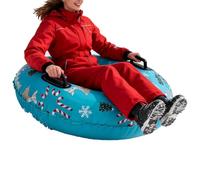 Snow Sledge - 750g Sledges, Kids Sledge Snow, Snows Tubes, Sliding Reindeer Pattern Equipment, Sledding Equipment, For Men Women Children Friends Enthusiasts Christmas Holiday Outdoor Sports