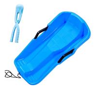 Snow Sledge Board, Sandboard Sledge, Snowless Family Slider - Thickened Polymer Ski Toy Set for Teenagers, Flexible Pull Rope Fingerboards with Double Capacity for Children and Adults