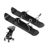 Snow Sledge Board Set | Lightweight Snow Sledge Board Set | Training Cycling Skiing Sled | Portable Winter Sled For Baby Stroller Snowfields Durable Outdoor Sliding Accessory