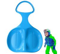 Snow Sledge for - Blue Toboggan for , Popo Slider Butt Slider | Snow Sledge For, Portable Cold Resistant Ski Board with Handle
