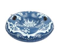 Snow Sleds for Kids and Adult PVC Ski Circle Inflatable Sled,3 Piece,Non-slip Handles,Capacity about 75-100kg,48in Diameter,for Flat Terrain On Snow,such as Meadows, Lawns, Fields