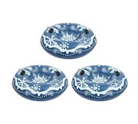 Snow Sleds for Kids and Adult PVC Ski Circle Inflatable Sled,3 Piece,Non-slip Handles,Capacity about 75-100kg,40inch Diameter,for Flat Terrain On Snow,such as Meadows, Lawns, Fields