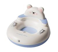 Snow Sliding Ring - Winter Sports Riders, Shock Proof Base Floater, Safety Handle Grips, Outdoor Play Equipment | Cold Season Fun For Kids Adults Garden Lawn Recreation Ski Resort Mountain Slopes Glid