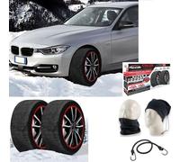 SNOW SOCKS FOR TYRES-WHEELS 285/30 R20 MISURA XL SUITABLE FOR ICE AND SNOWY ROADS 3D MARANELLO SUPERX ANTI-SLIP FABRIC SAFETY DEVICE FOR CARS-SUV-VANS-CAMPERS-4X4