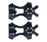 Snow Spikes for Shoes, Shoe Traction with 10 Spikes - Snow Traction Spikes - For Outdoor Work Winter Commuting Fishing Walking Climbing Mountaineering and Morning Walk