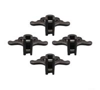 Snow Stopper, Snow Guard for Metal Roofs Made of Plastic, Ice Protection Grille Prevents Snow Accumulation on the Roof, 114.8 x 61.8 mm (Pack of 4)