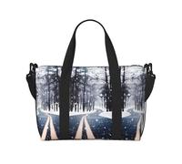 Snow Street Printed Women's Tote Bag Portable Crossbody Bag Suitable for Gym Workouts Commuting and Travel