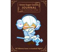 Snow Sugar Cookie Journal: Grands Carreaux Ruled French School Writing Paper Notebook 120 Pages for Cursive and Calligraphy, Handwriting Practice