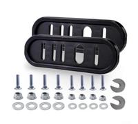 Snow Thrower Slide Shoes Replacement Set for 2-Stage Plus 3-Stage Snow Blowers - Heavy-Duty Metal Anti-Slip Skis with Simple Mount Compatible Having Model 490-241-0010