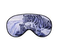 Snow Tiger Sleep Eye Mask Soft Sleep Cover Blindfold Sleeping Mask Cover for Sleep Travel