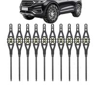 Snow Tire Chains For Suv Truck Pickup Van Sedans Winter Driving | Snow Chains For Car 10 Piece Mud Tyre Traction Security Auto Grips